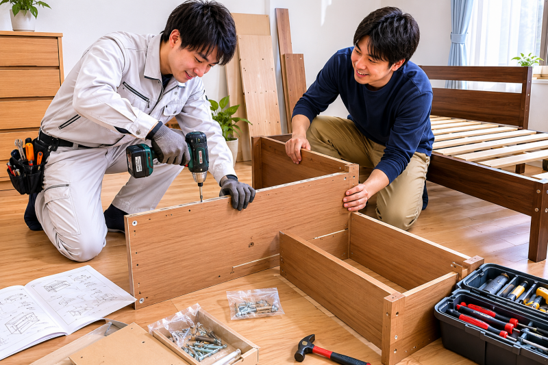 家具の組み立て・取付等